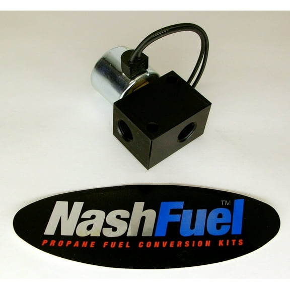 HIGH FLOW 12 VOLT GASOLINE LOCK OFF VALVE LOCKOFF AIR 12V 150PSI PRESSURE GAS