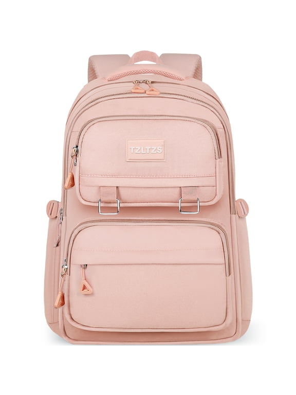 Travel Backpack for Men Women, Fits 15.6" Laptop Multi-Pocket Commuter Daypack,Pink