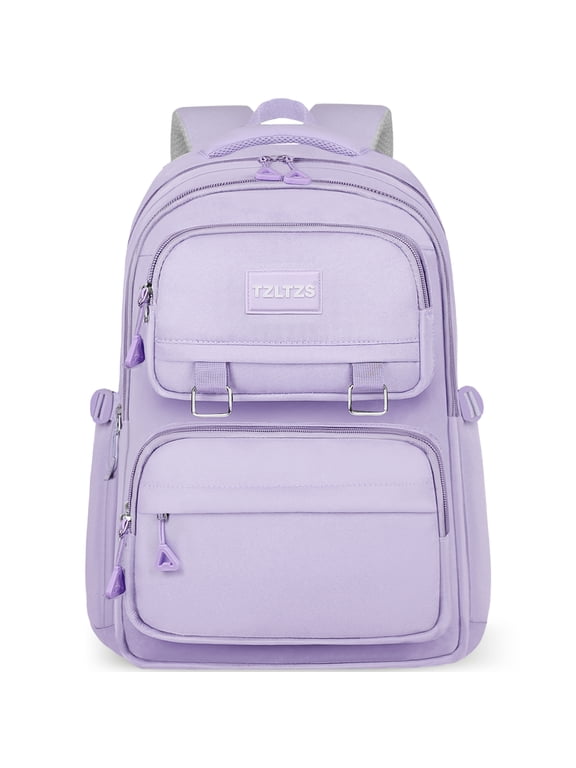 Travel Backpack for Men Women, Fits 15.6" Laptop Multi-Pocket Commuter Daypack, Purple