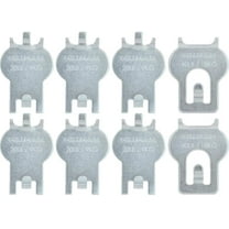 HIGH & MIGHTY 515314 Tool Free Picture Hanging Kit, 8 Pieces, 20-40LB Limit, Silver