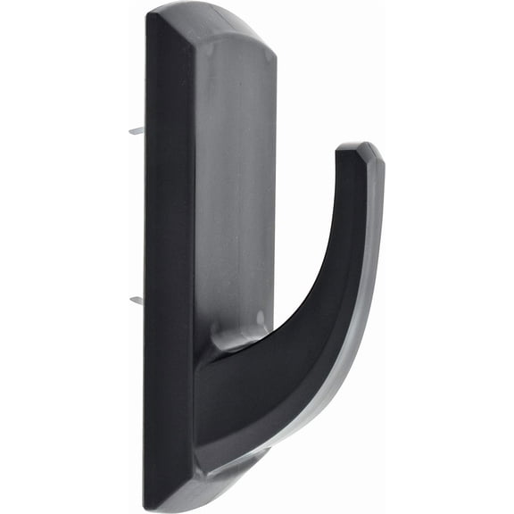 HIGH & MIGHTY 515802 2 Piece Plastic Hook, 20 lb, Black