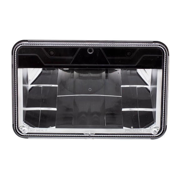 HIGH POWER LED 4" X 6" HIGH BEAM HEADLIGHT WITH POLYCARBONATE LENS & HOUSING
