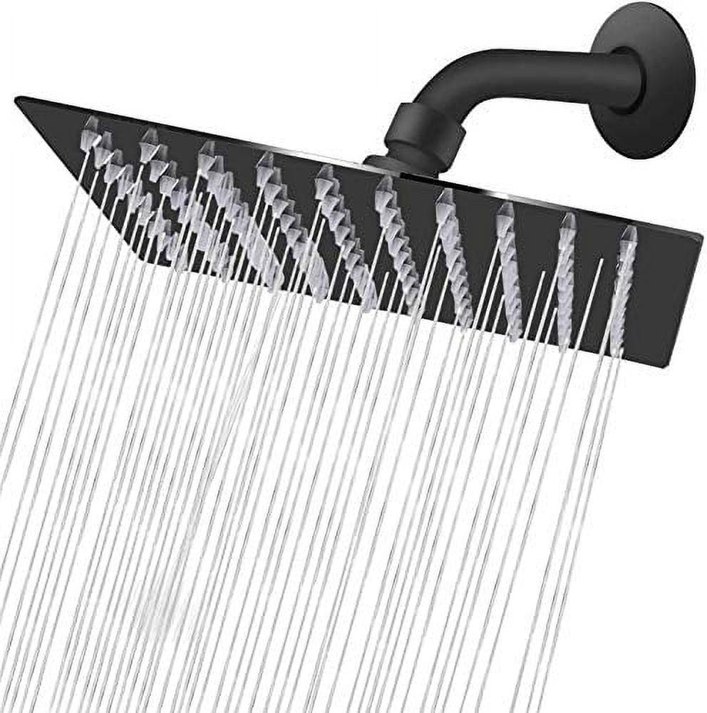 HIGH PRESSURE Rain Shower head, NearMoon High Flow Stainless Steel 8
