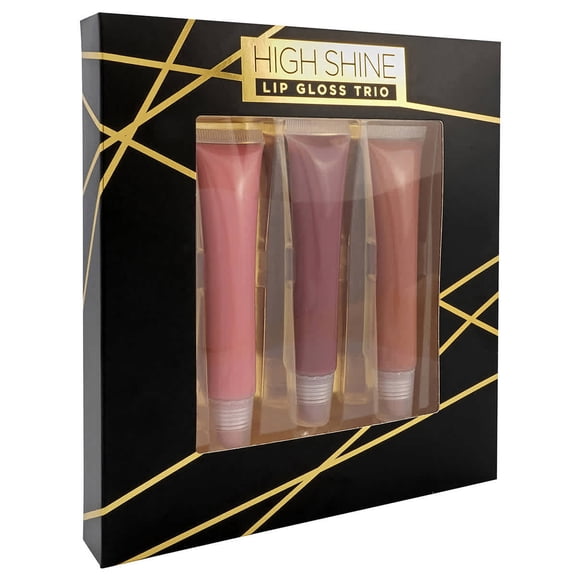 HIGH SHINE LIP GLOSS *TRIO* MAUVE AND PINKS