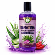HIGH SUPREME Keratina, S bila & Romero Premium Shampoo Keratin, Aloe Vera & Rosemary Shampoo - 16.9 fl oz | For Manageable, Smooth, Moisturized Hair