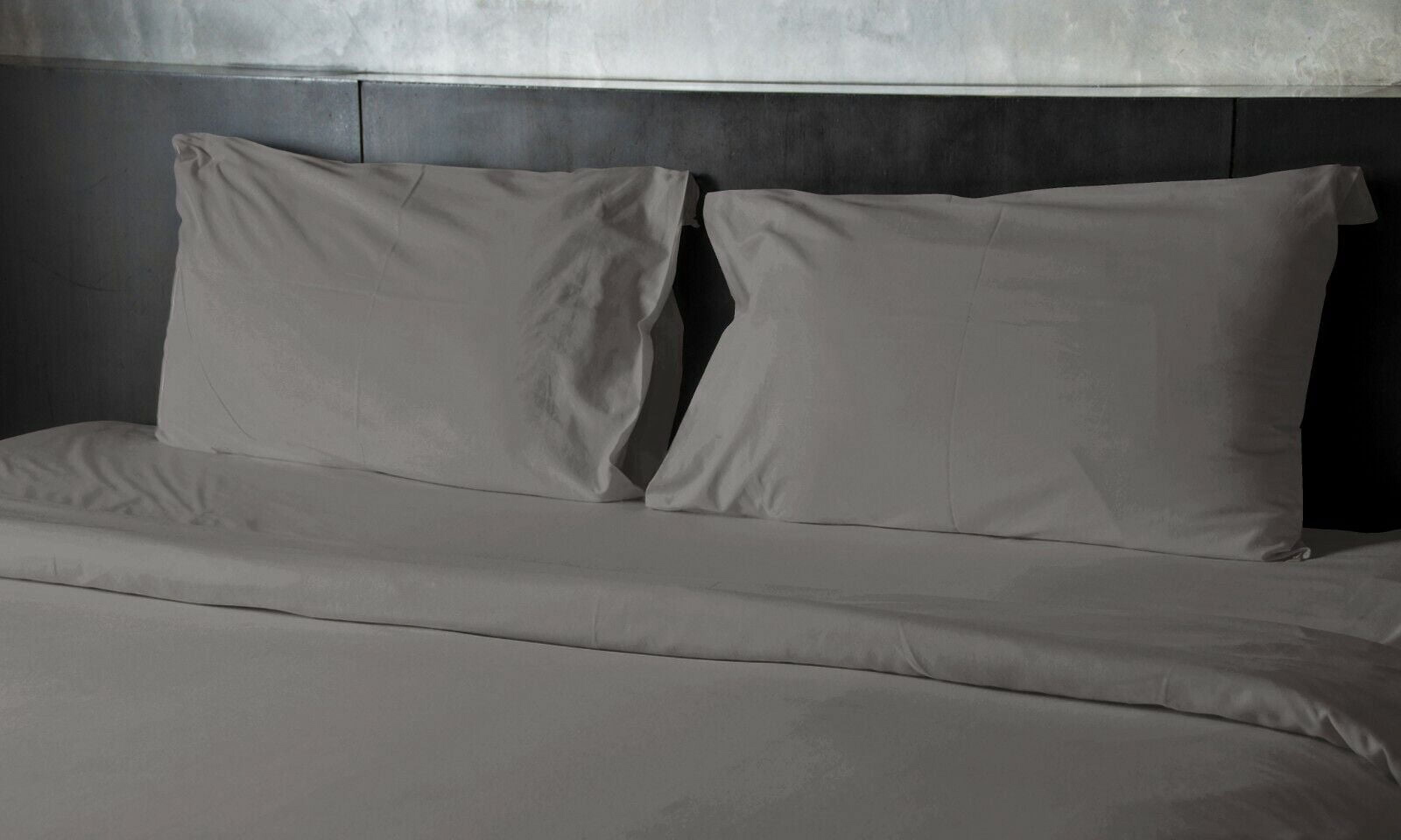 HIGH THREAD COUNT 1800 EGYPTIAN COTTON & BAMBOO SATIN SOFT SHEET DEEP ...