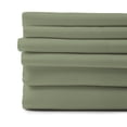 thumbnail image 1 of HIGH THREAD COUNT 6 PIECE BED SHEET SET BAMBOO FEEL 4 PILLOWCASES DEEP POCKET SHEETS, 1 of 32