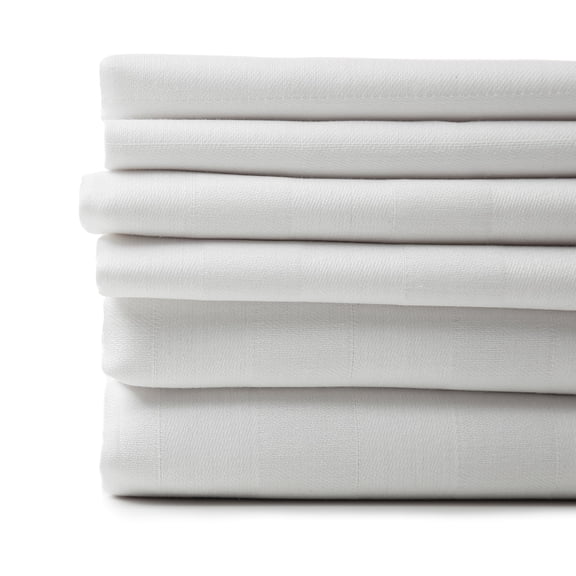 HIGH THREAD COUNT 6 PIECE BED SHEET SET BAMBOO FEEL 4 PILLOWCASES DEEP POCKET SHEETS