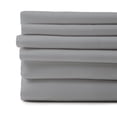 thumbnail image 1 of HIGH THREAD COUNT 6 PIECE BED SHEET SET BAMBOO FEEL 4 PILLOWCASES DEEP POCKET SHEETS, 1 of 32