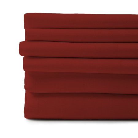 6-Piece 4 Pillowcases Deep Pocket Bed Sheet Set Bamboo Feel Set