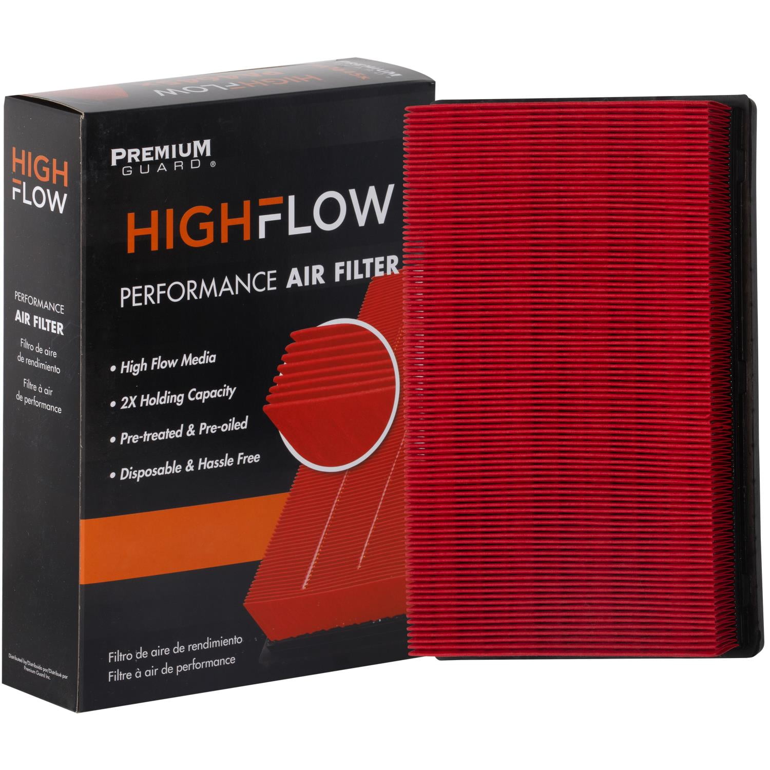HIGHFLOW PA4343X, High Performance, Disposable Engine Air Filter | Fits 1986-11 Mercury Grand Marquis, 1986-11 Lincoln Town Car, 1992-11 Ford Crown Victoria, 1991-04 Grand Marquis, 1985-86 F-150