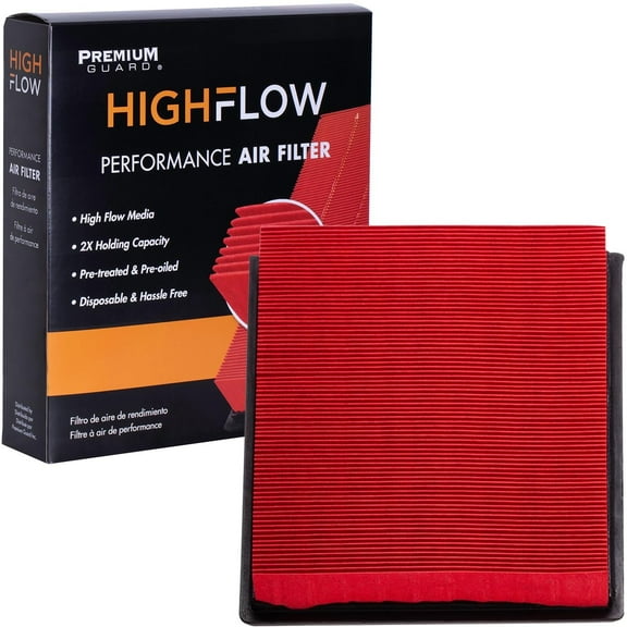 HIGHFLOW High Performance, Pre-Oiled Disposable Engine Air Filter PA4675X | Fits 2016-2024 INFINITI Q50, 2013-2019 Nissan Sentra, 2008-2013 Rogue, 2011-2017 Juke, 2014-2015 Rogue Select
