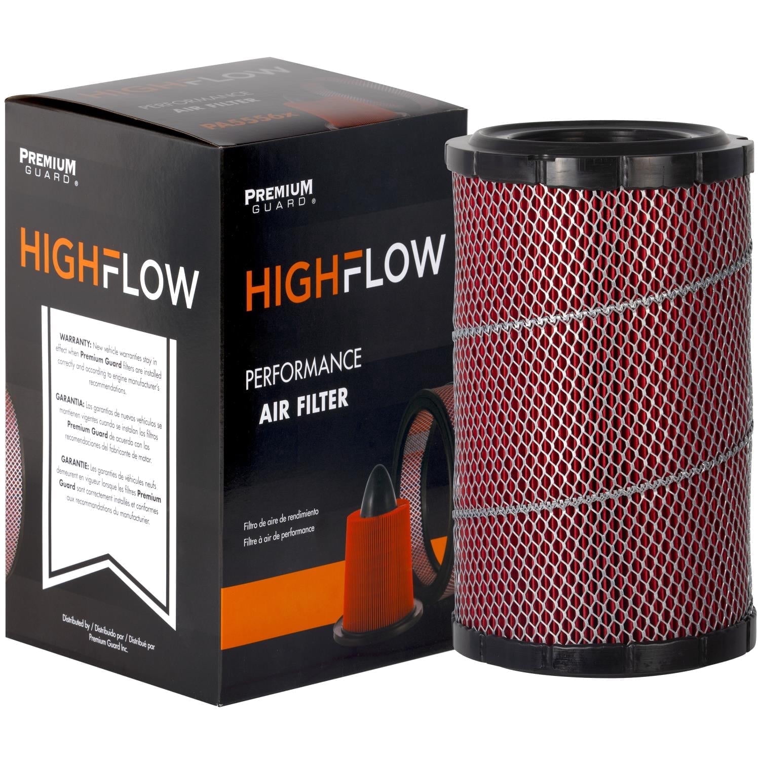 HIGHFLOW PA5090X, High Performance, Disposable Engine Air Filter | Fits 1996-99 Chevrolet K1500, K1500 Suburban, K2500, K2500 Suburban, K3500, 1996-00 Tahoe, 1996-00 C1500, C1500 Suburban, C2500