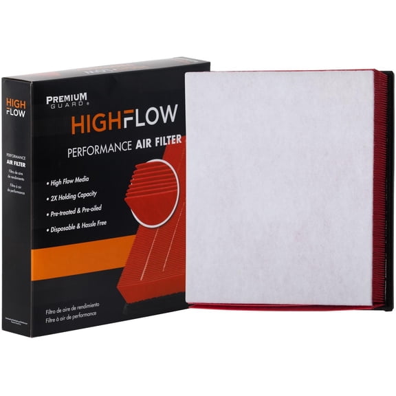 HIGHFLOW PA5539X High Performance, Pre-Oiled Disposable Engine Air Filter | Fits 2003-2006 Dodge Sprinter 2500, Sprinter 3500 2.7L; 2002-2006 Freightliner Sprinter 2500, Sprinter 3500 2.7L