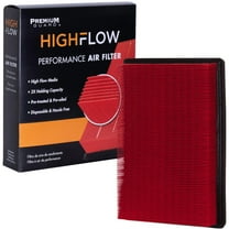 HIGHFLOW High Performance, Pre-Oiled Disposable Engine Air Filter PA5560X | Fits 2005-2010 Chrysler 300, 2006-2010 Dodge Charger, 2009-2010 Challenger, 2005-2008 Magnum