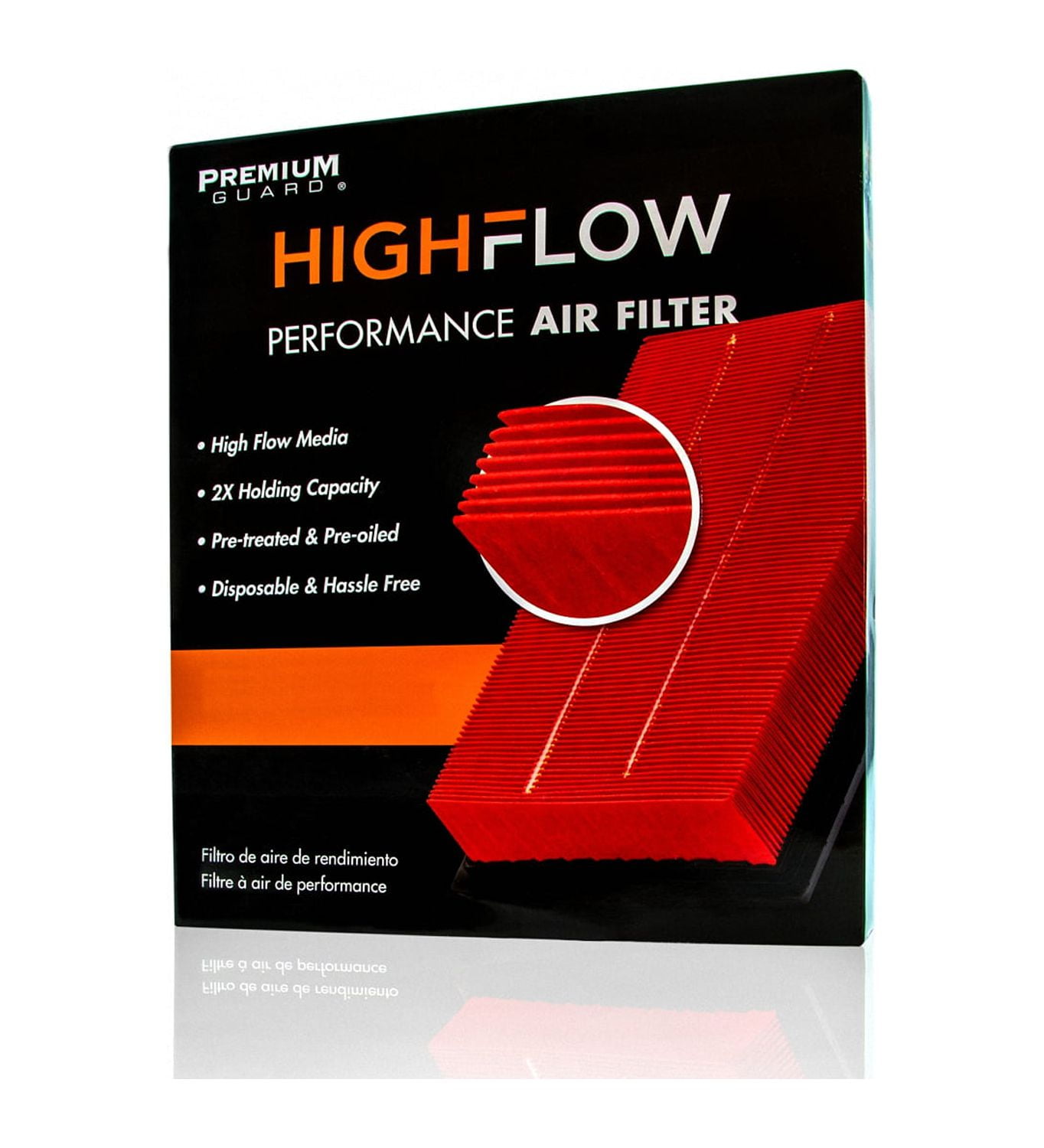 HIGHFLOW PA5824X High Performance Disposable Engine Air Filter Fits 2007 13 INFINITI G37 G35 G25 2007 21 Nissan 370Z 350Z 2014 17 INFINITI