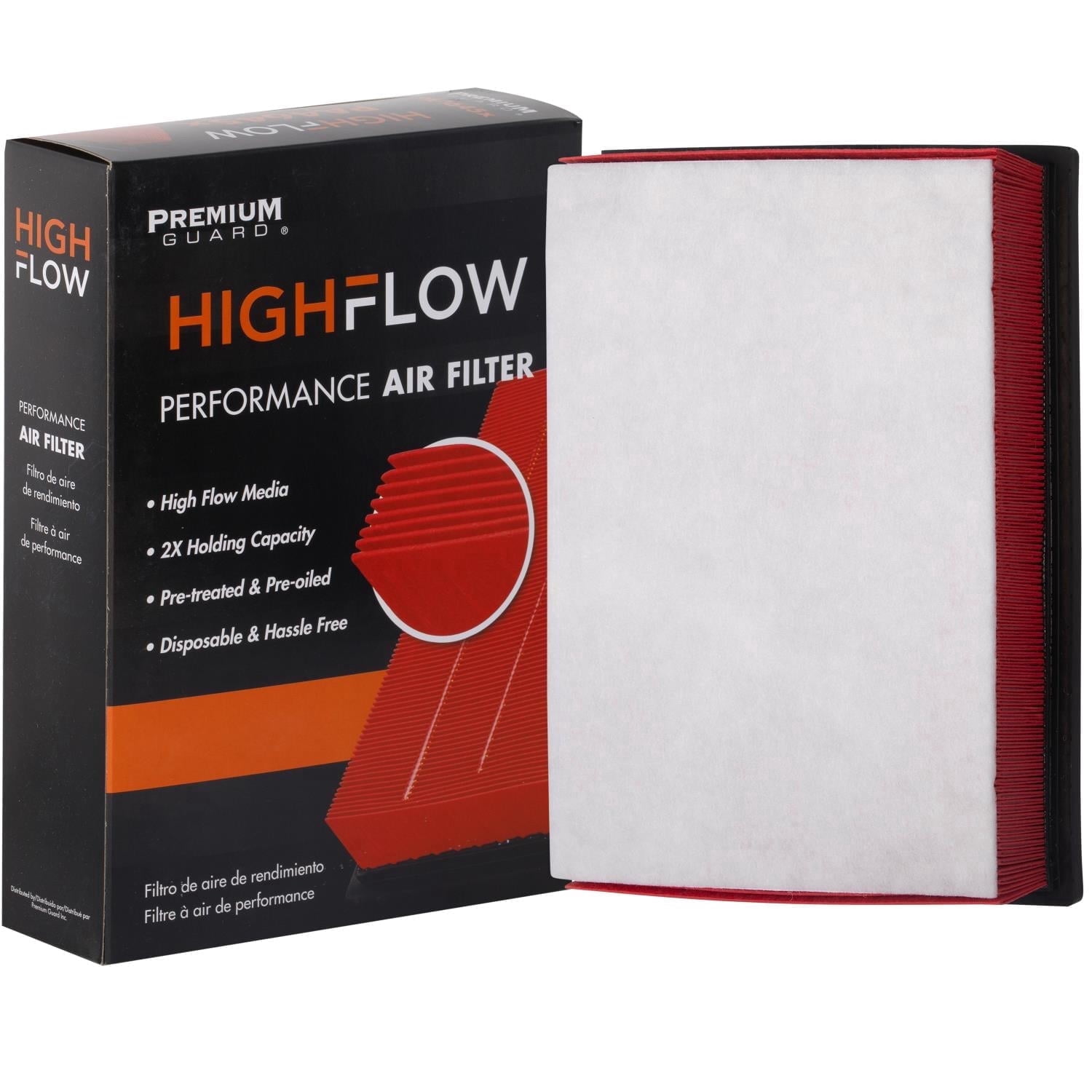 HIGHFLOW High Performance, Pre-Oiled Disposable Engine Air Filter PA6122X | Fits 2010-2024 Toyota 4Runner, 2010-2023 Lexus GX460, 2010-2014 Toyota FJ Cruiser