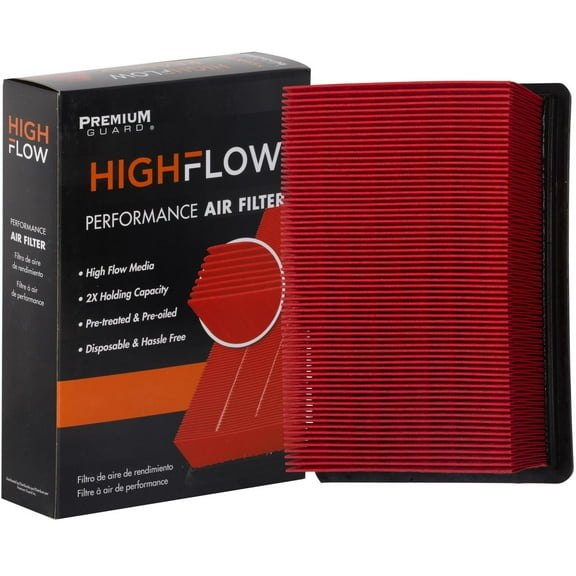 HIGHFLOW High Performance, Pre-Oiled Disposable Engine Air Filter PA6199X | Fits 2013-2019 Ford Escape, 2014-2022 Transit Connect