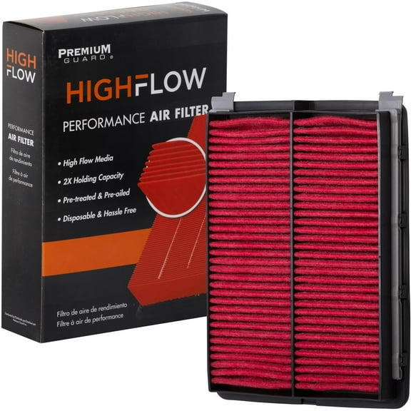 HIGHFLOW High Performance, Pre-Oiled Disposable Engine Air Filter PA99071X | Fits 2020-2025 Kia Telluride, 2020-2025 Hyundai Palisade, 2016-2020 Kia Sorento, 2019-2020 Hyundai Santa Fe