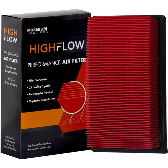 HIGHFLOW High Performance, Pre-Oiled Disposable Engine Air Filter PA99311X | Fits 2015-2018 Mercedes-Benz C300, 2016-2023 GLC300, 2017-2019 E300, 2017-2020 SLC300, 2015-2020 C200