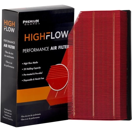 HIGHFLOW PA99455X High Performance, Pre-Oiled Disposable Engine Air Filter | Fits 2018-2026 Jeep Wrangler 3.6L price history and forecast - Premium Guard PA99455X