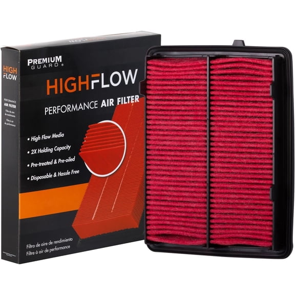 HIGHFLOW High Performance, Pre-Oiled Disposable Engine Air Filter PA99481X | Fits 2019-2025 Acura RDX