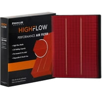HIGHFLOW High Performance, Pre-Oiled Disposable Engine Air Filter PA99491X | Fits 2021-2024 MG RX8, 2019-2023 Ford Ranger