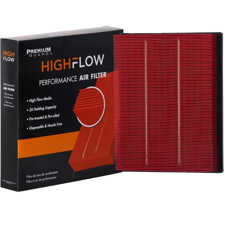 HIGHFLOW PA99491X High Performance, Pre-Oiled Disposable Engine Air Filter | Fits 2019-2023 Ford Ranger 2.3L; 2021-2024 MG RX8 2.0L price history and forecast - Premium Guard PA99491X