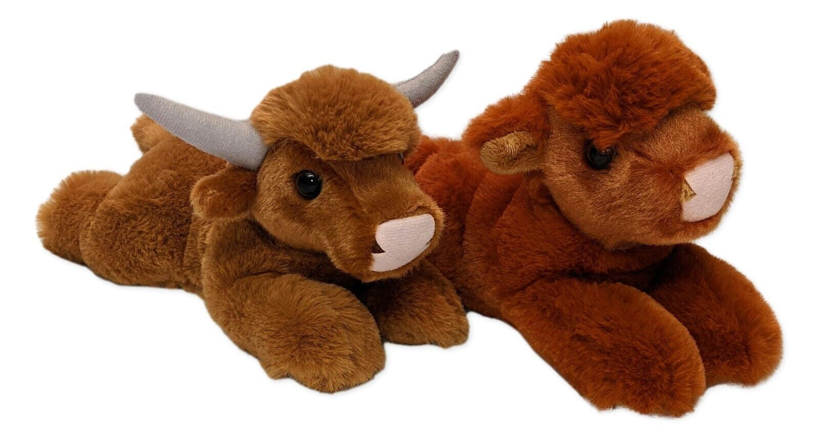 Aurora Highland Cow & Calf Mini Flopsie 8" Plushie Stuffed Animal Toys ...