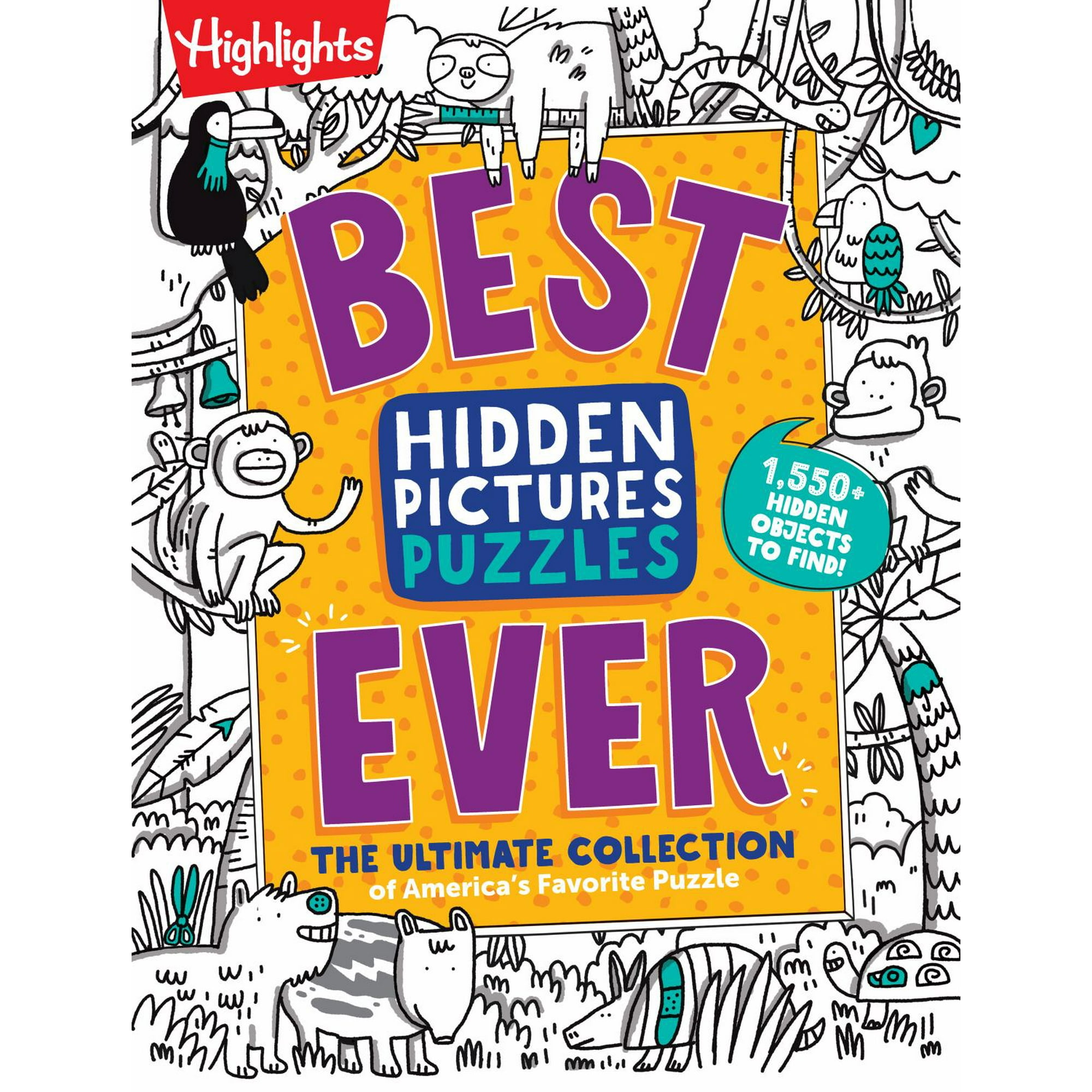Best Hidden Pictures Puzzles EVER: 144-Page Puzzle Book with over 1,500 Hidden Objects, Classic Search-And-Find Puzzles and Travel Activities for Kids Ages 6 and Up (Paperback)