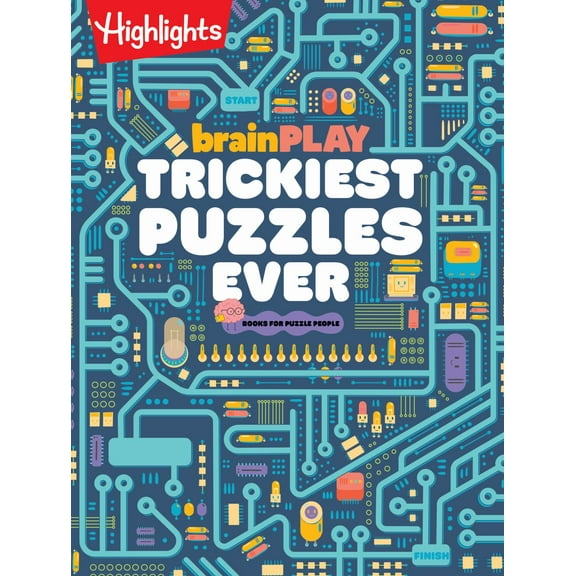 BrainPLAY Trickiest Puzzles Ever: Extra Tricky Brain Teasers, Logic Puzzles and Games for Kids 7 and up, over 200 Brain Games for Kids (Paperback)
