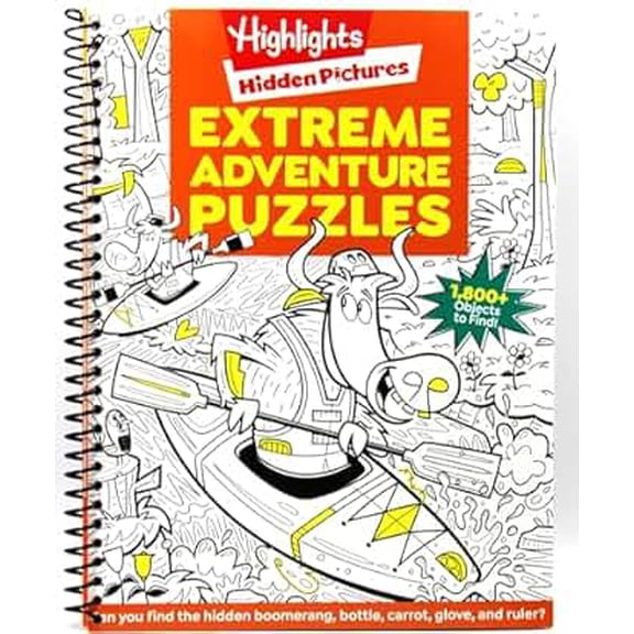 HIGHLIGHTS: Extreme Adventure Puzzles (Spiral Bound)