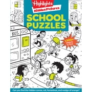 School Puzzles Activity Book for Kids 6 and up with over 100 Puzzles Featuring Classrooms, Field Trips and More, Search and Find over 1,900 Hidden Objects Paperback
