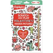 Scratch-And-Play Valentines Hidden Pictures Interactive Valentines Day Fun with Scratch-Off Designs, Hidden Pictures Puzzles and Cards for Kids to Create, Share and Enjoy Paperback
