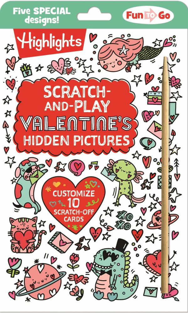 HIGHLIGHTS: Scratch-And-Play Valentine's Hidd