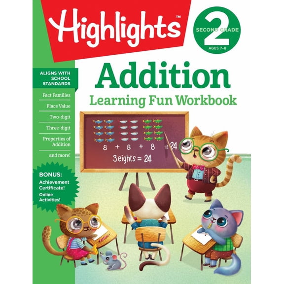 Pre-Owned HIGHLIGHTS: Second Grade Addition (Paperback)