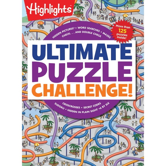 Ultimate Puzzle Challenge!: 125+ Brain Games for Kids, Mazes, Brain Teasers, Word Searches, Crossword Puzzles, Sudoku, Logic Puzzles and More, Kids Activity Book (Paperback)