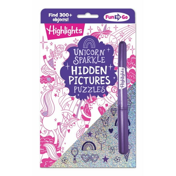 HIGHLIGHTS: Unicorn Sparkle Hidden Pictures Puzzles: Find over 300 Hidden Objects in This Unicorn-Themed Seek and Find Book for Kids 6 and Up (Paperback)