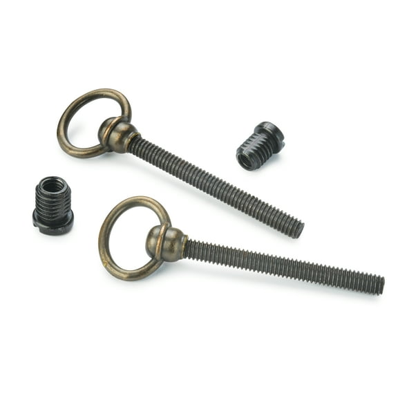 Highpoint Mirror Screws - Antique Brass  Pair
