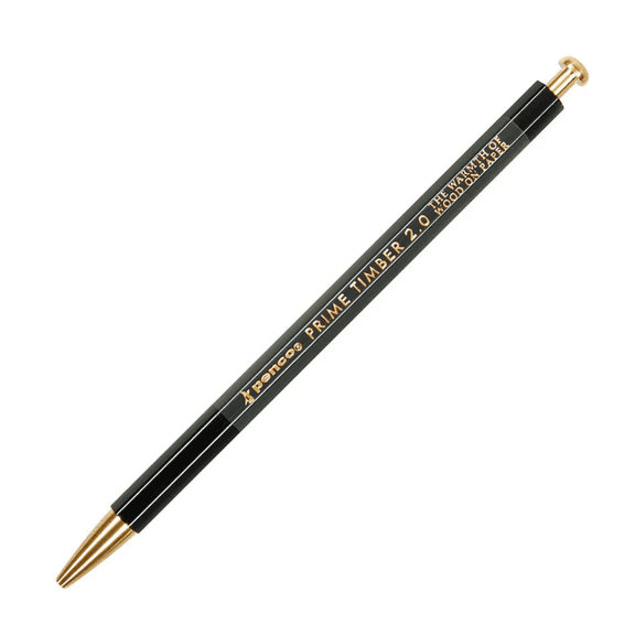 HIGHTIDE Penco Brass Prime Timber Pencil: v2.0 (Black)