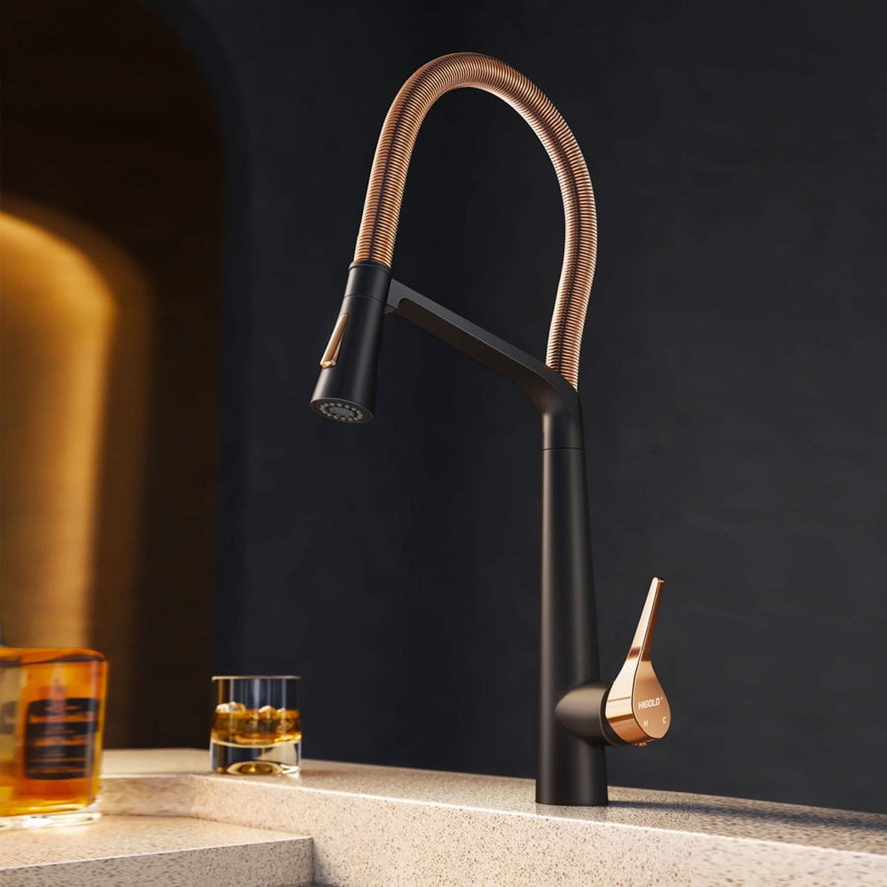 HIGOLD BN2.0 High Arc Spring Kitchen Faucet with Magnetic Technology, iF Design Award & Reddot Award