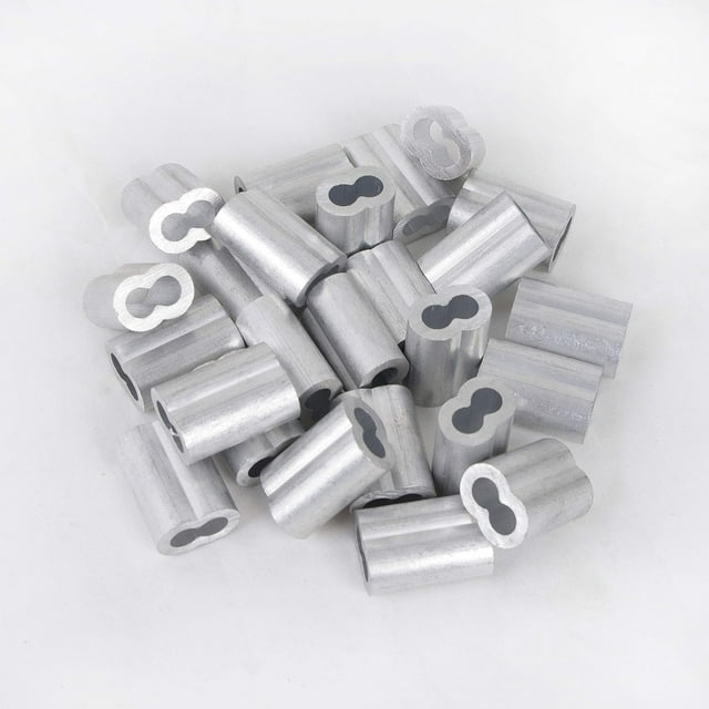 HIGOOD Wire Rope Sleeve, for Wire Rope Dia. 1/4