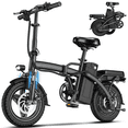 thumbnail image 1 of HIGUILI 14 Inch Foldable Electric Bike for Adults, 48V 10Ah Battery, 24MPH, 30-35 Miles, Mini E-bike for Teens,UL2849 Certified., 1 of 9