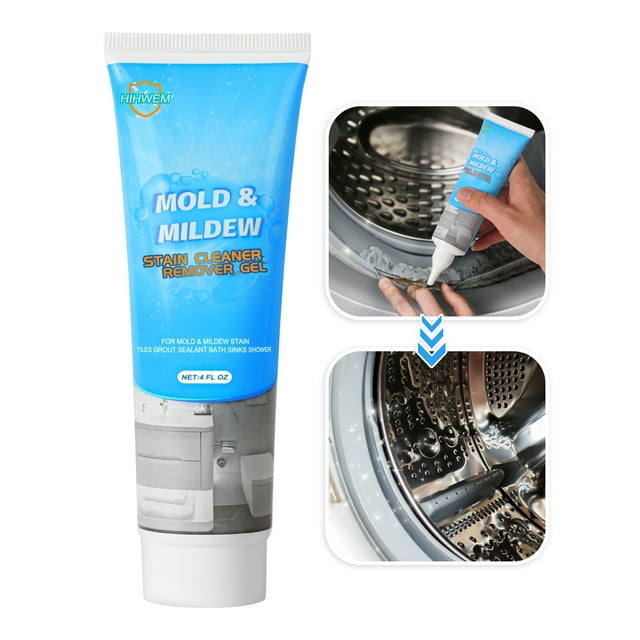 HIHWEM Mold Remover Gel, Mold Cleaner for Washing Machine, Refrigerator