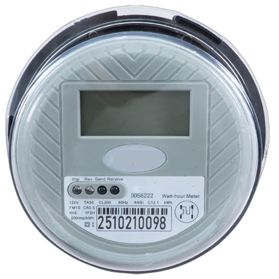 HIITIO 120V Electric Meter, kwh Meter, Electricity Usage Monitor, 200 Amps, CL200 4-Jaw Digital with LCD Display