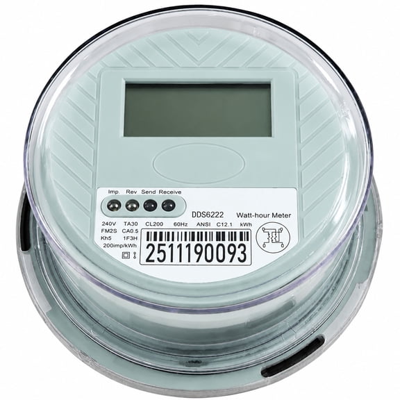 HIITIO 240V Digital Electric Submeter, KWH Watt Meter, Electricity Usage Monitor, 200 Amps