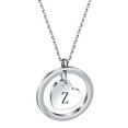 thumbnail image 1 of HIJONES Initial Necklace for Women Stainless Steel A to Z Letter Pendant Charm with Chain Silver Z, 1 of 2