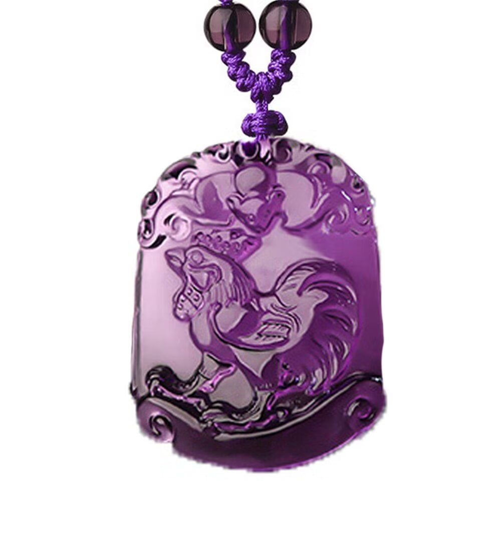 HIJONES Men Women's Chinese Zodiac Necklace 12 Animals Patron