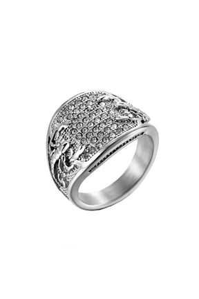 Men's Retro Punk Scorpion Ring Stainless Steel Vintage Personalized Gothic Band Ring Jewelry Silver Size 8