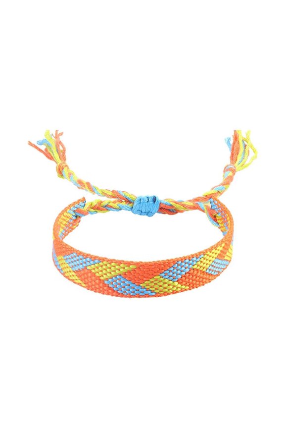 Rainbow LGBT Pride Bracelet for Lesbian Gay Bisexual Adjustable Braided Stackable Bracelet Jewelry Style 6